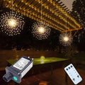 PXBNIUYA 3 PCS 600 LED Plug in Starburst Lights,Firework Lights Warm White by PXBNIUYA