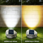 Solar Powered Rock Lights Outdoor- 4 Pack Super Bright Solar Spot Garden with 2 Lighting Modes, IP65 Waterproof Outdoor Decorative for Garden,Backyard, Roads, Yard, Patio Landscape,Sidewalks - Image 5