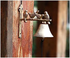 Cast Iron Bell for Front Door, Antique and Vintage Style Outdoor Dinner Bell, Mountable, Loud Welcome Bell for Home Decor, Church, School - Image 4