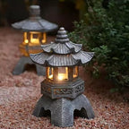 Decor for Living Pagoda Garden Statue Resin Sculpture Zen Decoration for Landscape Figurines Home(A2) - Image 3