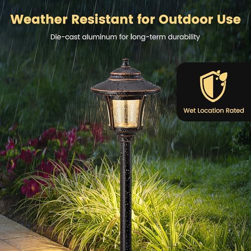 SURAIELEC Low Voltage Landscape Light with Connectors, 4 Pack, ETL Listed - Image 3