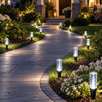 Solar Bubble Pathway Lights, 8 Modes Crystal Lights for Yard Walkway，E：30pc by Unknown