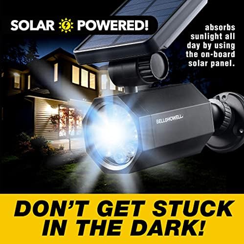 Bell+Howell Bionic Spotlight Motion Solar Spot Lights Outdoor Waterproof, Solar Landscape Lights, Outdoor Solar Yard Lights Weather Resistant, Super Bright LED Lights, for Garden, Lawn As Seen On TV - Image 2