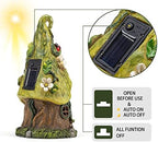 AIINY Garden Decor Outdoor Solar Statues, 9.4Inch Resin Fairy Garden Solar Lights Birthday Gifts for Women Yard Decorations, Gardening Gifts for Patio, Balcony, Porch Decor - Image 6