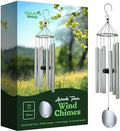 Nature’s Melody Aureole Tunes Wind Chimes – Outdoor Windchime with 6 Tubes Tuned to C Pentatonic Scale, 100% Rustproof Aluminum, Powder Finish & S Hook Hanger for Sympathy, Memorial Gift or Zen Garden by Nature%27s+Melody