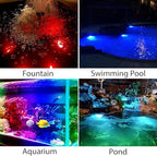 Solar Pond Lights, 18 LED Super Bright RGB LED Underwater Spotlights Color Changing Submersible Pond Light IP68 Waterproof Fountain Lights for Fish Aquarium Tank Garden Yard Pool (5-in-1) - Image 2