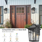 Darkaway 2pcs Outdoor Wall Lights, 14inch Large Exterior Lighting Fixtures - Image 4