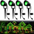 Green Spotlights Outdoor, 14 LED Landscape Lighting with US Plug for Tree by TSUNESLUX