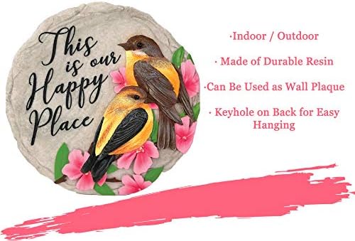 Spoontiques - Garden Décor - No Place Like Home Stepping Stone - Decorative Stone for Garden - Image 4