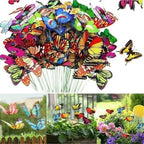 Garden Stakes Simulation Butterflies Garden Yard Planter Butterfly Stakes - Image 4