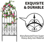Trellis, 60" H x 21.7" W Metal Trellis for Climbing Plants - Image 3