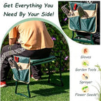 Garden Kneeler Seat,Folding Stool with Handles,Thick EVA Foam Pad - Image 7