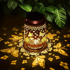 Butterfly Gifts for Women Butterfly Solar Lantern Mothers Day Gifts Birthday Gifts for Women Mom Grandma Sister Friend Garden Decor Metal Solar Lights Outside Decorative for Yard Patio Pathway Porch by Fussion