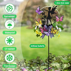 Solar Lights Fairy Garden Decor,Fairy & Butterfly Yard Decorations Outdoor - Image 2