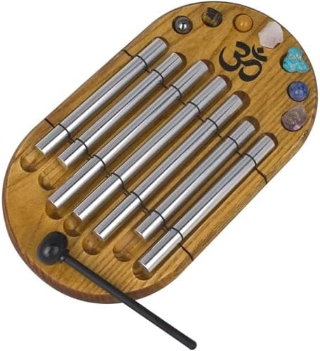 Woodstock Wind Chimes for Meditation, Yoga, Awareness, Relaxation, Metaphysical 11" Zenergy Chakra Chime Gifts (CC7Z) by WoodstockChimes