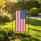 Liitrton 2 Pack Garden Flag Holder Stand Fits Max 14" x 25" Flags, Decorative Metal Yard Flag Holder for Outside Seasonal Holiday Christmas Garden Decor-Flag Not Include (Frog-Shaped,Black) - Image 3