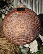 Allsop Soji Stella Market - 12" Handmade LED Outdoor Solar Lantern - Copper - Image 3