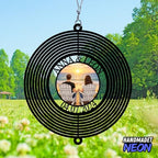 Personalized Beach Sunset Couple Wind Spinner, Custom Names & Date Metal Hanging with Photo Seaside Art, Outdoor Garden Yard Window Home Decor, Gifts for Anniversary, Valentine - Image 6