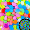 500PCS 1-1.2" Glowing Rocks Luminous Pebbles Glow in The Dark Rocks Luminous Stones for Driveway Walkway Potted Plants Fish Tank by KaiyuanDynasty