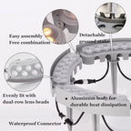 IP65 Waterproof LED Tree Light, Outdoor Landscape Uplight with Anti-Dazzling Lens, Aluminum Housing for Yard Pathway(5 Lights) - Image 5