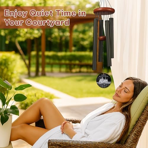 Personalized Farmer Memorial Wind Chime – “Farming Heaven’s Fields” Custom Name & Years – Outdoor Sympathy Gift for Farming Families – Memorial Windchimes for Loss of Loved One – Remembrance Décor - Image 6