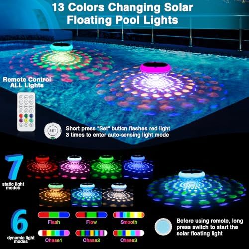 BOXPSII Pool Lights 4 Pack, for Inground Pool, Above Ground Pools - Image 3