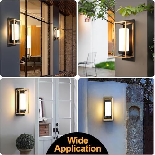 ALVIME Black and Gold Wall Sconce Set of 2 - Image 6