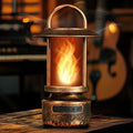 FoxFlame Bluetooth Outdoor Speaker, Patented Fire Effect, 13 Color Options by FoxFlame