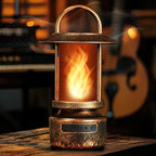 FoxFlame Bluetooth Outdoor Speaker, Patented Fire Effect, 13 Color Options by FoxFlame