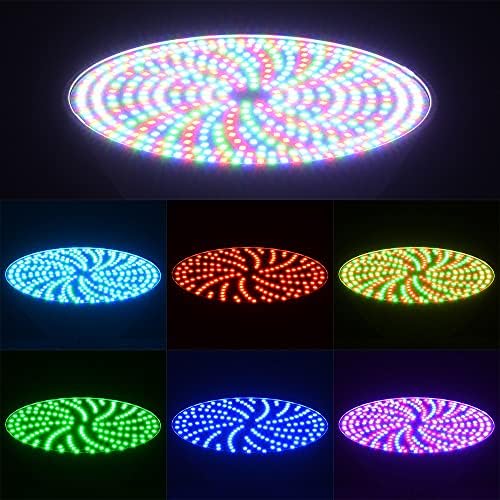 Astra Depot 2pcs Swimming 468-LED RGB Pool Light Bulbs AC 120V 45W Waterproof Color Splash 12 Modes for Inground Pool Aquarium Fountain Pond E27 Socket - Image 2