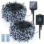 woohaha Solar Christmas Outdoor String Lights White by Woohaha