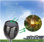 TRENDY Moon Solar Lights Outdoor,Waterproof Flickering Flames Torches Light 96 LED Spotlights Landscape Decor Lighting Dusk to Dawn Auto On/Off Security Torch Light for Garden Patio Driveway (2 Pack) - Image 3
