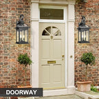 Darkaway Outdoor Lights Fixtures Wall Mount, Extra Large 26inch Outdoor Wall Sconce Lights with Seeded Glass Waterproof Outside Exterior Lights Fixture for House Front Porch Patio Garage E12 Bulb Base - Image 3