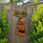 Mood Lab Tree Face Decor with Acorns - Old Man Tree Face Garden Hugger Decoration - Outdoor Tree Decoration - Image 5
