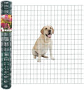 Green PVC Coated Welded Wire Fence 48" x 25' Roll, 2"x3" Mesh, 16 Gauge by FOREHOGARGARDEN%EF%BC%86HOME