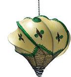 Henna Lamps & Sconces Handmade Henna Moroccan Leather Lamp Natural - Image 2