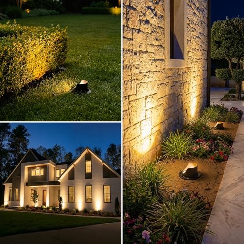 6-Pack Low Voltage Landscape Lighting Kit for Garden Yard 12W 1500LM 2700K - Image 7