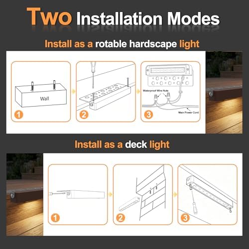 12" LED Retaining Wall Lights, Low Voltage Landscape Lights, 16P - Image 4