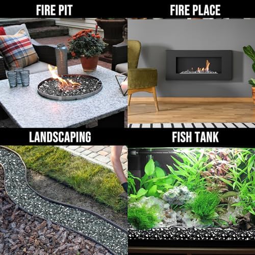 Skyflame 10-Pound Fire Pit Glass for Propane Gas Fireplace Decor - Image 6