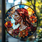Jesus Christ Acrylic Suncatcher by AVAGAN