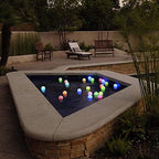 YESIE 4Packs Rechargeable Pool Lights, 3-Inch LED Orb Lamp,Fast Charging, 12hrs Working Time,Remote Control, 3 Timer, 16 Colors Ball, Inground Swimming Pools Accessories, Christmas Decoration - Image 4