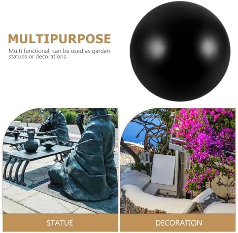 Gatuida Xmas Outdoor Gazing Globe Stainless Steel Mirror Ball Garden Decor - Image 7