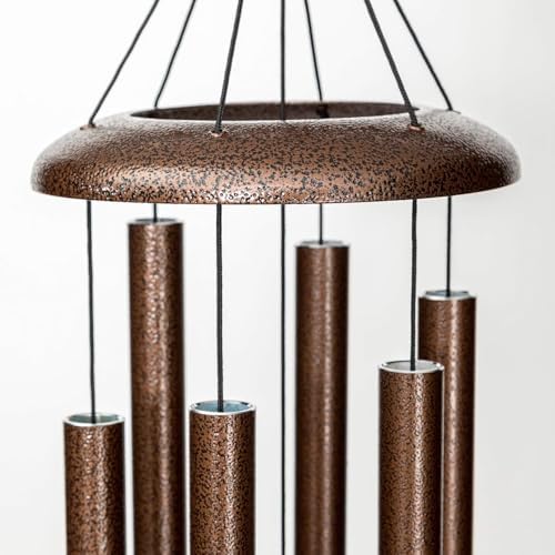 ROYAL CRAFT 30 Inch Copper Vein Wind Chime, Aluminum, for Patio, Backyard, Garden, and Outdoor Decor - Image 3