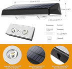 Solar Fence Lights Outdoor - 16 Pack RGB Fence Lights Solar Powered, 7 Color Modes & Warm White, IP67 Waterproof Dusk to Dawn Solar Powered Lights 12+ Hours for Fence/Backyard/Wall/Step/Patio/Deck - Image 6