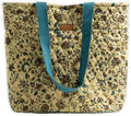 Maison d' Hermine Shopping Bags Cotton Quilted Tote Bag with Zipper Pockets by MaisondHermine