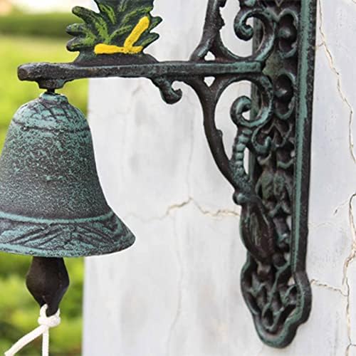 Large Cast Iron Dinner Bell, Sign with Big Cock, Manually Shaking Wall Hanging Doorbell - Indoor Outdoor Wall Mounted Dinner Bell - Image 3