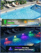 Solar Pool Lights for Above Ground Pools,IP65 Pool Solar Lights, 8 Pack - Image 3
