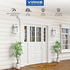VIANIS Large Adjustable Sensitivity Motion Sensor Exterior Porch Lights - Image 5