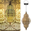 Twinkya Hanging Solar Lights Outdoor Garden Decor, Decorative Waterproof Plastic Moroccan Solar Lantern Lamp, Outside Decorations for Patio Yard Porch Backyard Decor, Gardening Gifts for Women Mom by twinkya