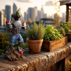 Garden Gnomes Outdoor, Gnome Garden Decor, Funny Werewolf Garden Statue 12.6", Waterproof Resin, Weather-Resistant Lawn Ornament for Patio & Yard, Gift for Garden Lovers - Image 6